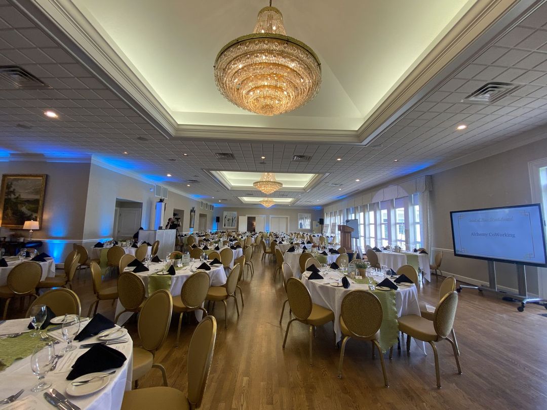 Salute to Business with the Gaston Business Association: ATG staging and screens at Gaston Country Club