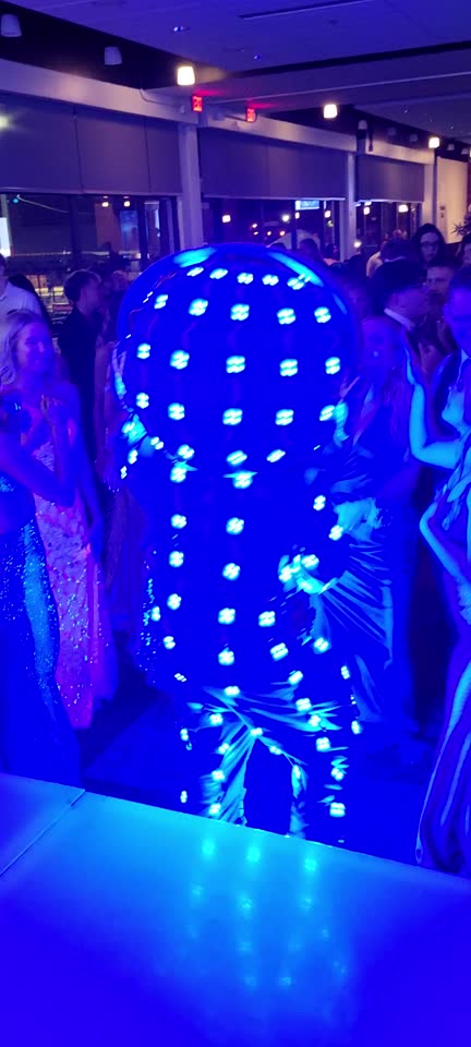 Prom lighting at The Crowe Mansion