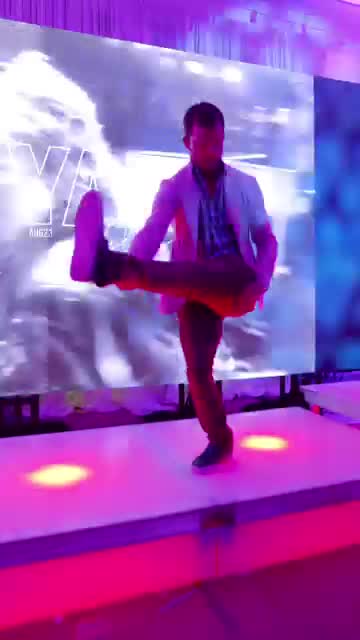 Bat Mitzvah with a huge LED video wall and dance boxes