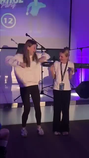 Full production for a church youth retreat