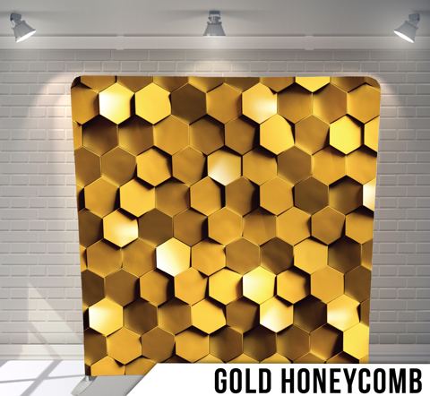 Gold Honeycomb backdrop