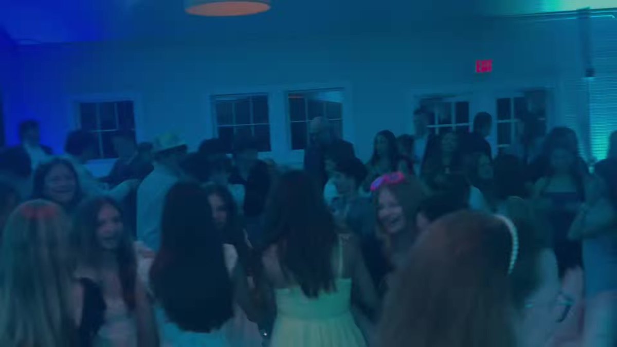 A full dance floor at Luke's Bar Mitzvah