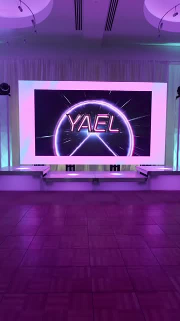 LED video walls and columns, inside or outside