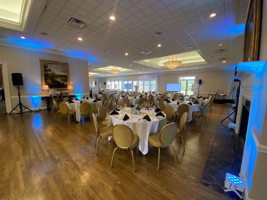 Salute to Business with the Gaston Business Association: ATG staging and screens at Gaston Country Club