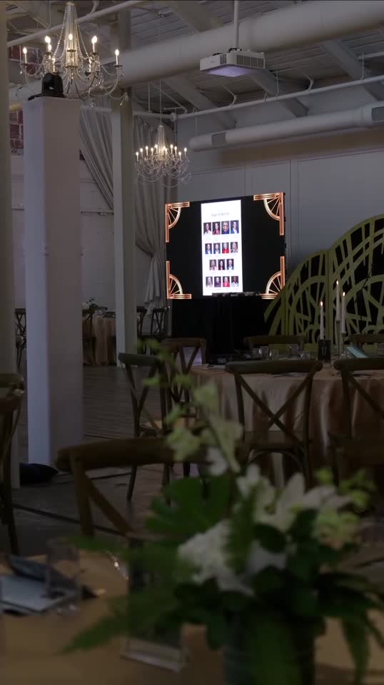 Cancer research fundraiser at The Casey with video walls and projection