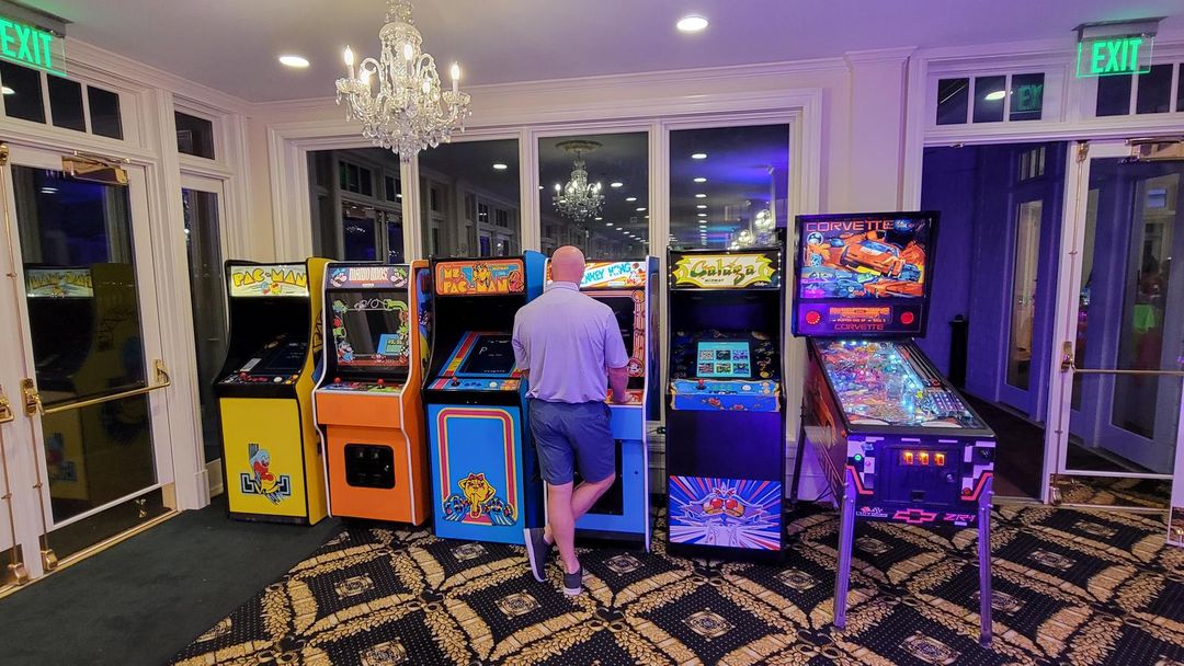 Game room setup by ATG at Trump National
