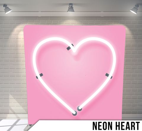 Neon Heart backdrop
