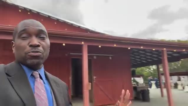 Barn wedding ceremony video featuring Trey Byrum of ATG