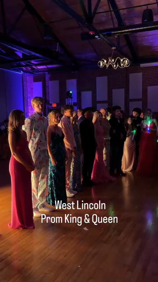 Prom king and queen crowning