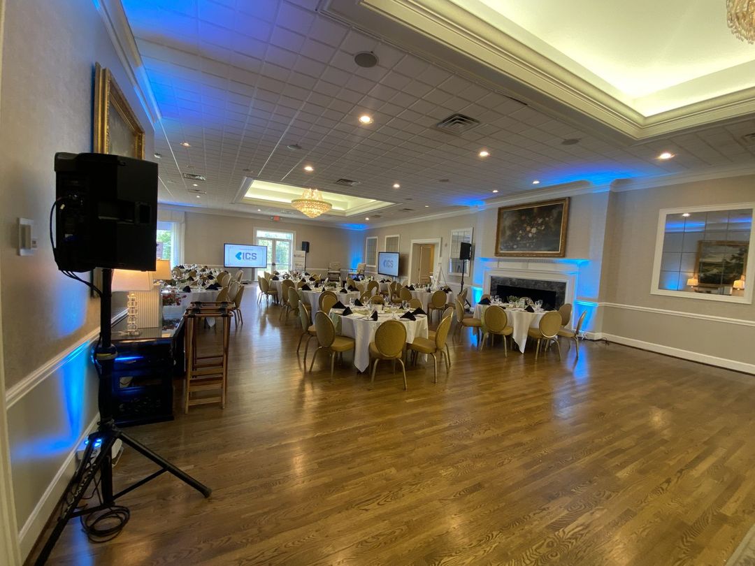 Salute to Business with the Gaston Business Association: ATG staging and screens at Gaston Country Club