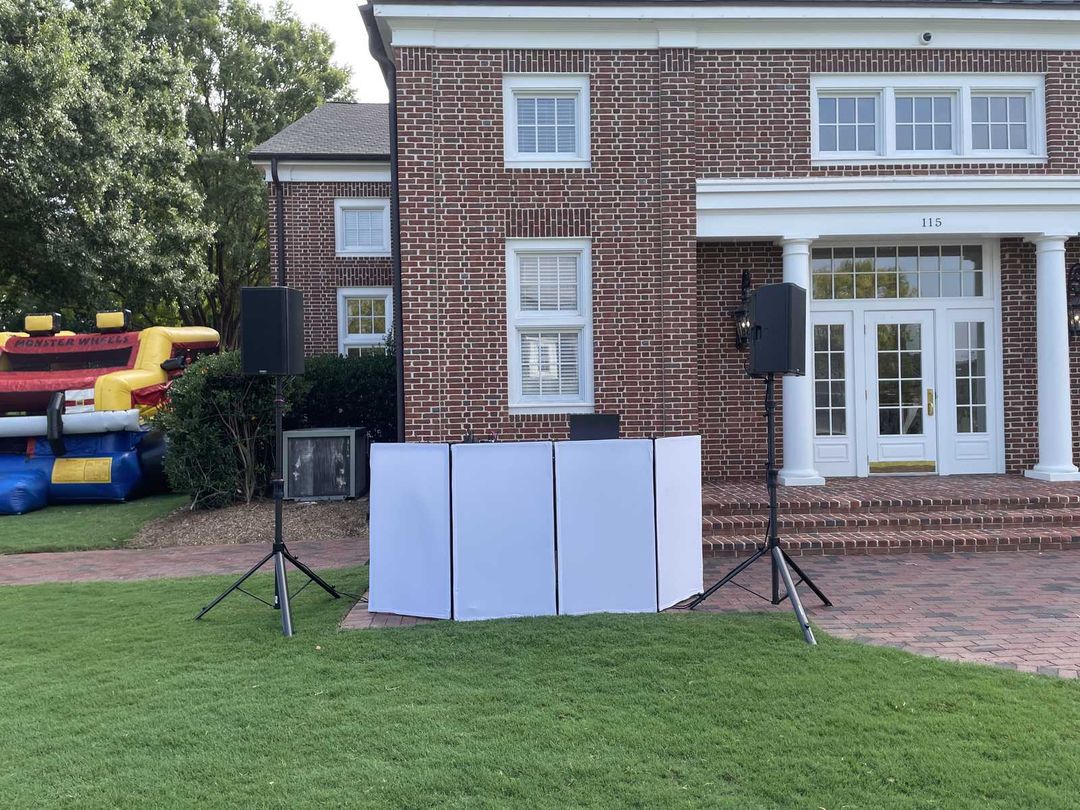 ATG sound setup on the Trump National lawn for a summer family event
